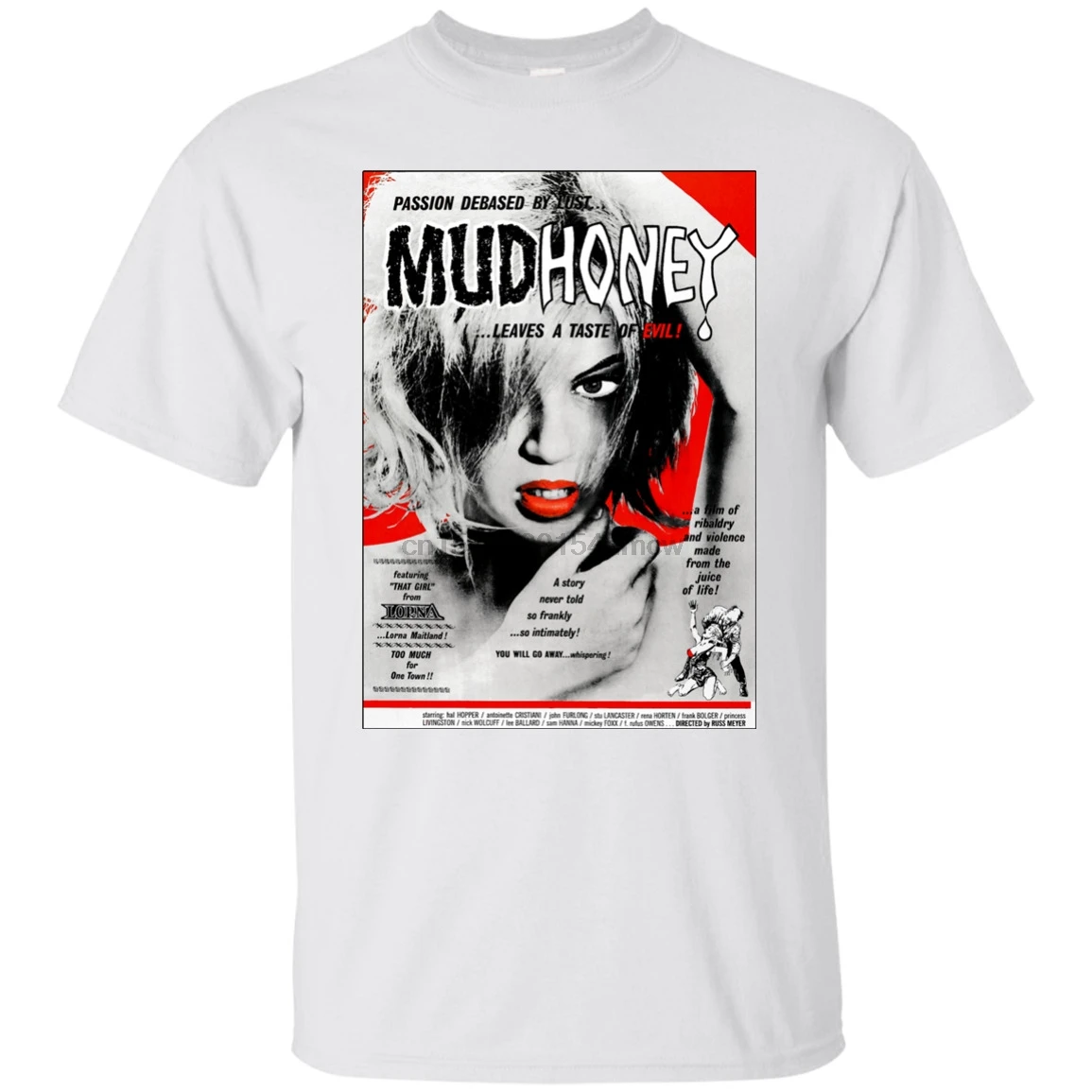 Брызгомедовый Лорна майтлэнд Russ Meyer футболка из фильма взрыв |