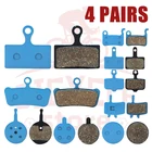 4 пары (8 шт.) многомедные велосипедные дисковые тормозные колодки, синие велосипедные тормоза для горного велосипеда, Аксессуары для велосипеда SHIMANO AVID ZOOM