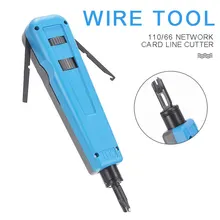 For RJ45 CAT5e CAT6 CAT7 1pc Multi-functional 110/66 Network Cable Cutter Wire Tool Durable Cables Punch Down Tool Pohiks