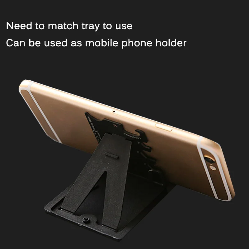 3 в 1 мини-тип мобильного телефона держатель Стенд Многофункциональный складной