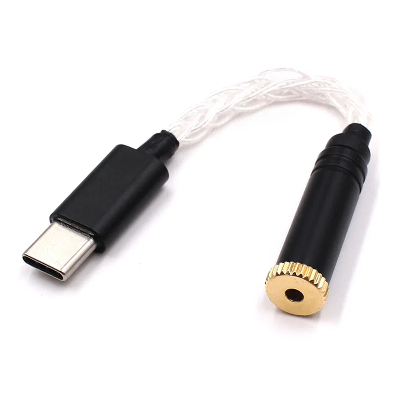 Аудиоадаптер USB Type C Lusya адаптер для зарядки наушников 3 5 мм 4 2 стереоразъем 38 бит