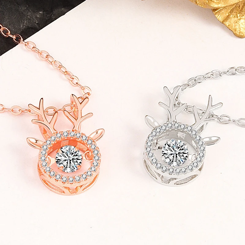 

Fashionable clavicle chain ladies pendant "You are there all the way" rhinestone ladies necklace fashion jewelry wholesale