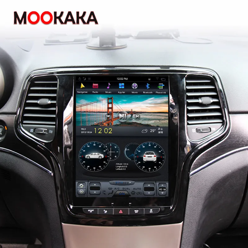 Tesla Screen For JEEP Grand Cherokee 2014 2015 2016 2017 2018 Android
Car Multimedia Player Radio Recorder Stereo Head Unit IPS