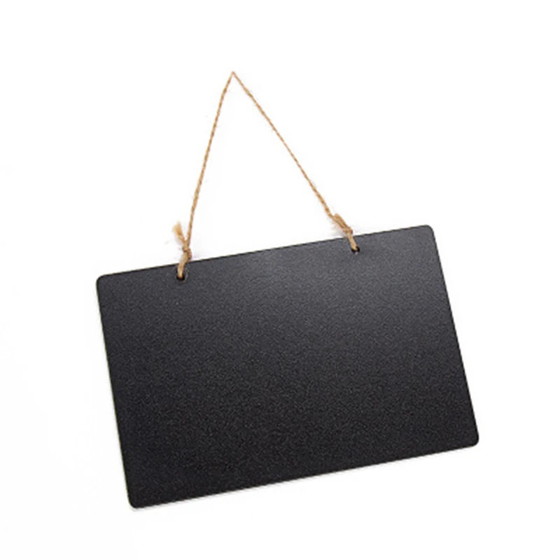 

Slate Sign Double Sided Message Board with Hanging Rope Party Direction Signs Multifunctional JHP-Best