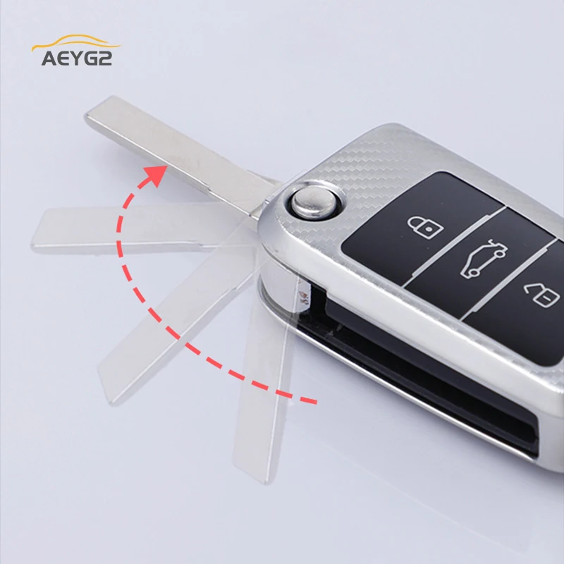 Чехол для автомобильного ключа из углеродного волокна ТПУ Volkswagen VW Golf7 mk7 Tiguan MK2 Seat