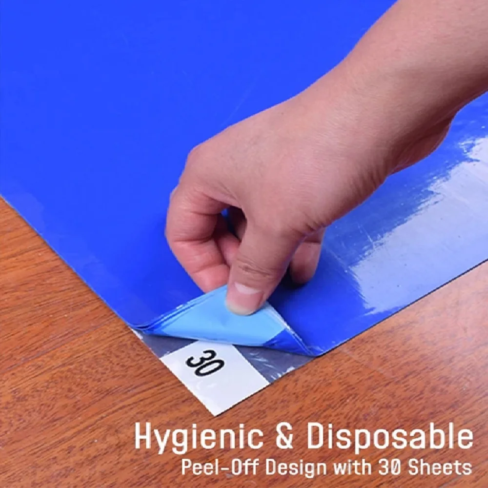 Напольный коврик FloorGuard антибактериальный для входной двери съемный липкий