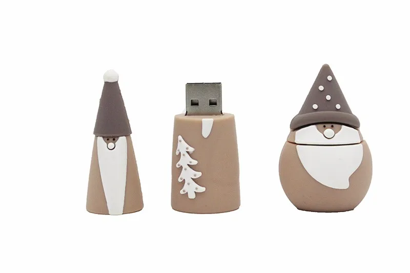 JASTER Рождественский usb-кабель с Санта-Клаусом флеш-накопитель 4 ГБ 8 ГБ 16 ГБ 32 ГБ 64 Гб USB Креативный дизайн u-диск карта памяти