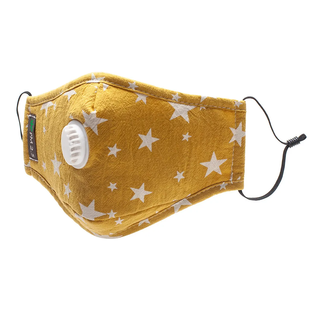 Маска PM2.5 для взрослых с фильтрацией воздуха мужчин и женщин хлопковая моющаяся