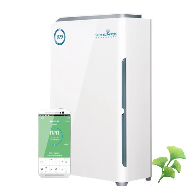 

220V H14 HEPA Filter 100 Million Negative Ion Air Purifier with Uvc Bulb