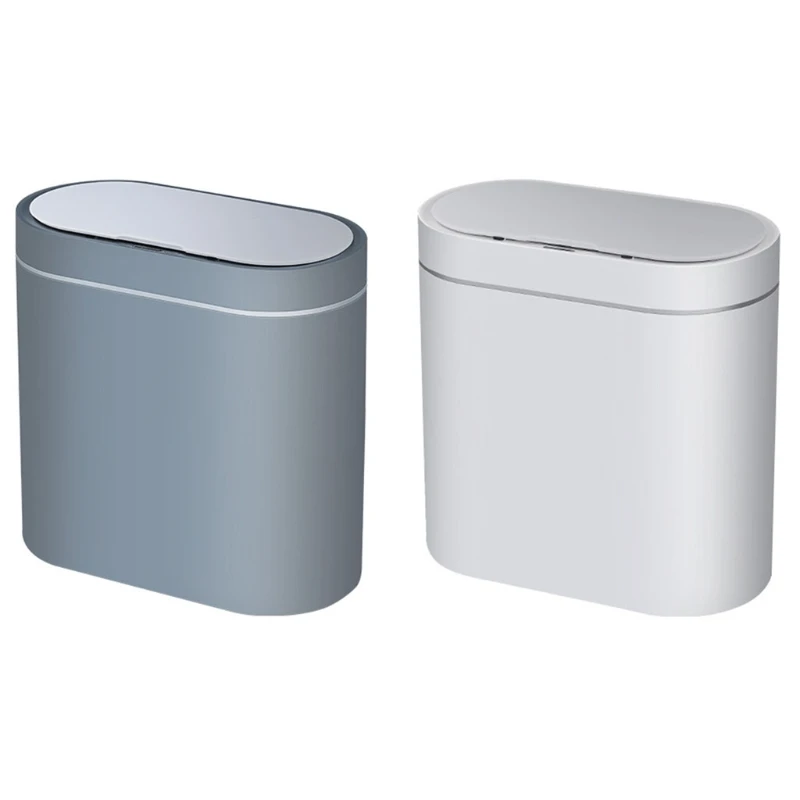 

Умная корзина для мусора овальной формы G5GB Home, креативная маленькая Бытовая корзина для отходов, пластиковая корзина, ведро для офиса и кухн...