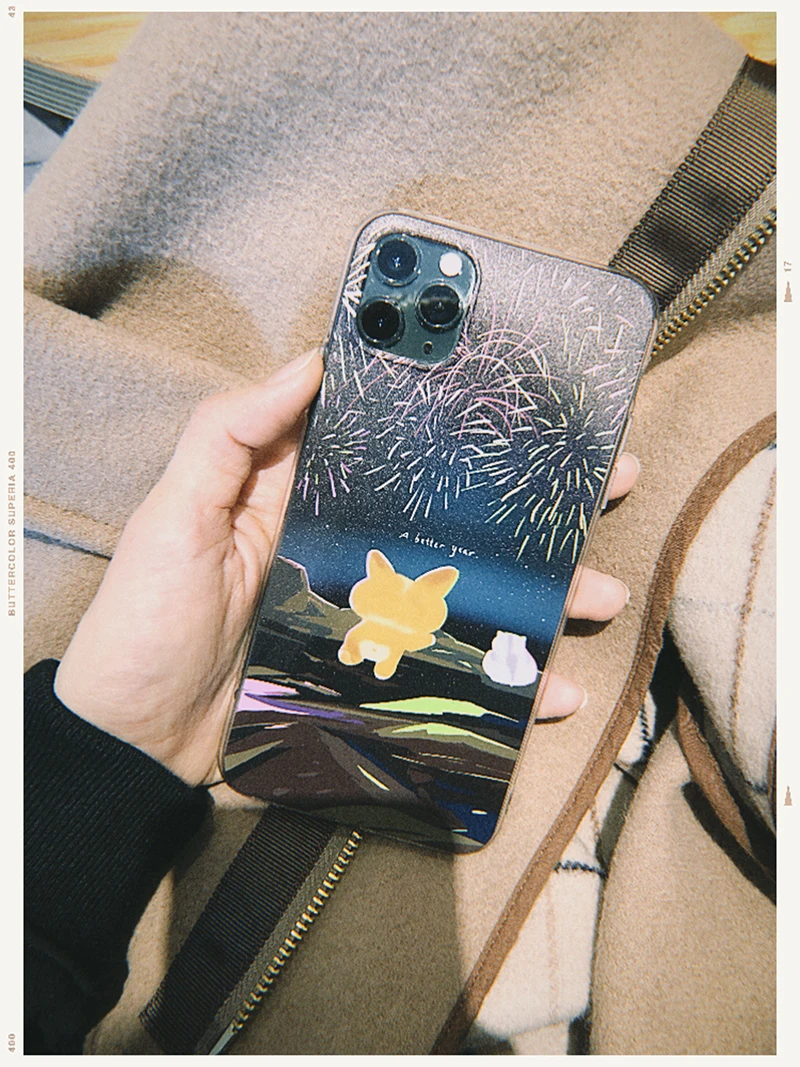 STARRY FOREST Лучший год фейерверков проиллюстрированный мягкий чехол для iphone 11 promax XR