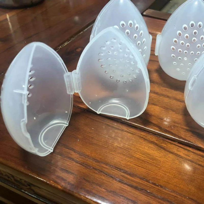 Портативный прозрачный мини-футляр для хранения косметики пыленепроницаемый