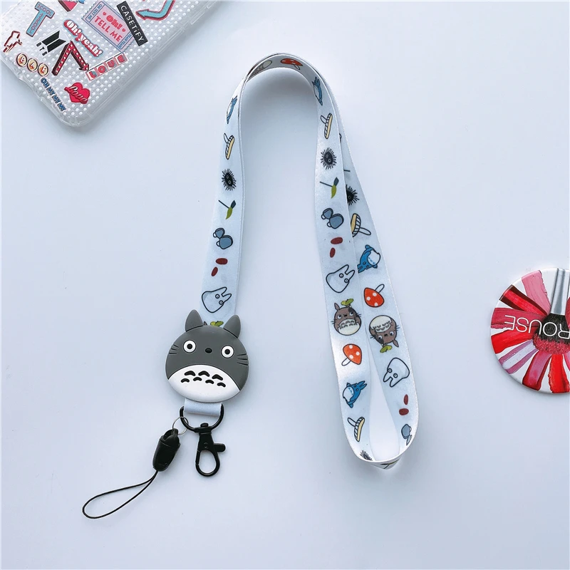 Милый мультяшный ремешок на шею для телефона шнурок телефонов iPhone huawei камера USB