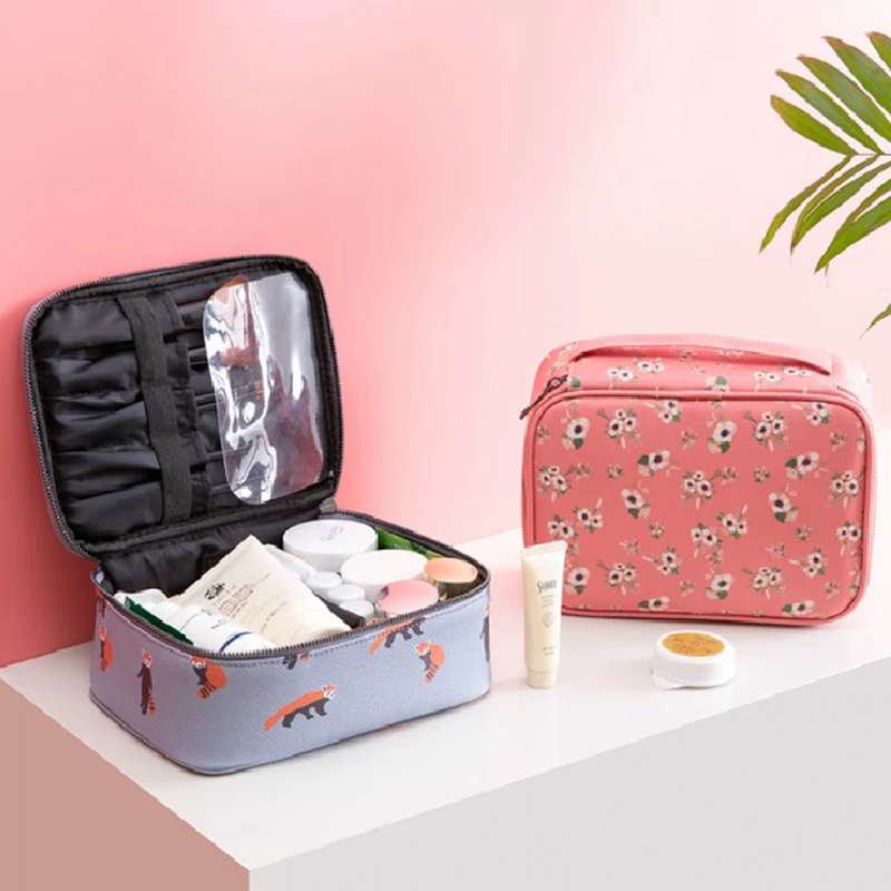 ПУ косметичка для путешествий сумки хранения Портативная сумка переноски с