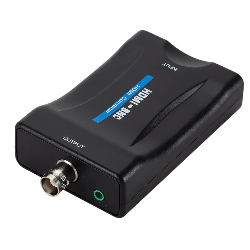 Переходник HDMI-BNC для Видео Аудио совместимый адаптер PAL/NTSC с USB-шнуром питания |