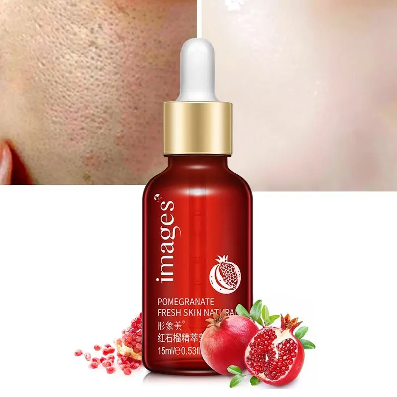 

Red Pomegranate Face Sreum Essence Anti-Aging Moisturizing Makeup Nourishing Refreshing Oil Control Shrink Pores Skin Care 1Pcs