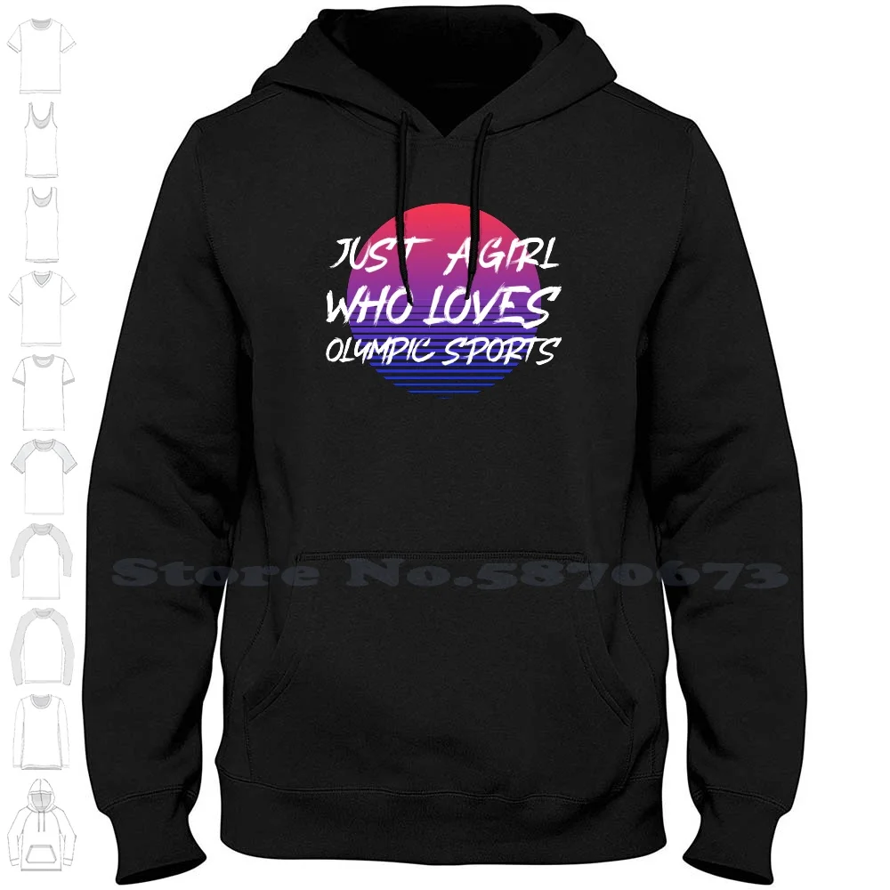 

Худи с длинным рукавом и надписью «Just A Girl Who Loves Sports»