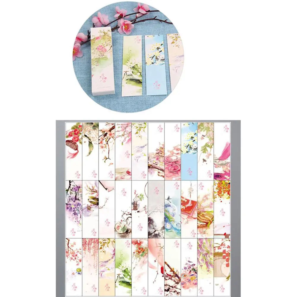 Studyset 30 шт./кор. DIY Изысканная художественная книжная Закладка с разным