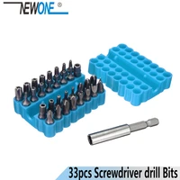 33pcslot solid screwdriver kit hand tool set with hexagonal torx hex pozidriv slotted phillips special screw driver drill bits