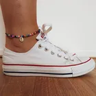 Летняя простая богемная Винтажная обувь с бусинами, цепочка на ногу, браслеты на ногу, 2020