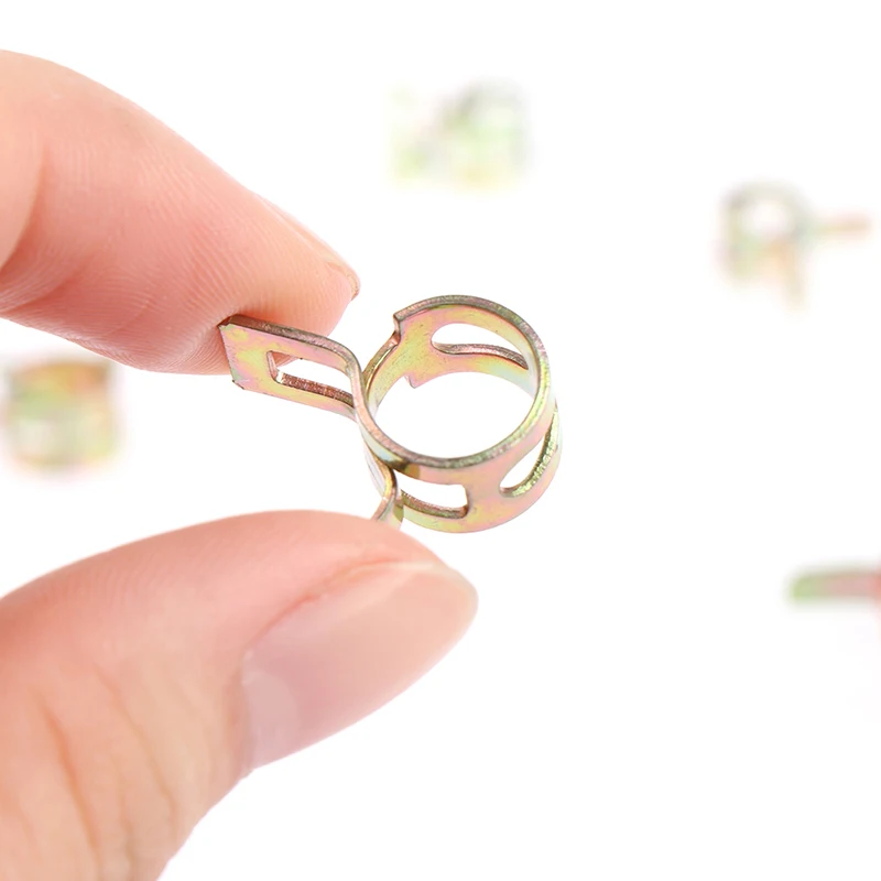 10 шт./компл. Пружинные зажимы для топливного шланга силиконовый зажим трубы