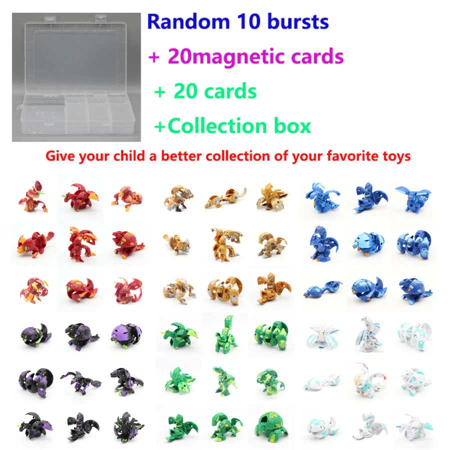 6/8/10/12 шт. пламя Единорог BAKUGANES трансформации слияние с монстром шар гироскоп