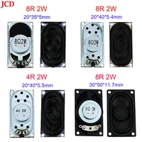 jcd 1pcs monitortvnotebook speaker horn 2w 4r 8r 2035 3520 2040 5030 3050 loud speaker 8 ohms 2 watt 2035mm 2040mm 5030mm