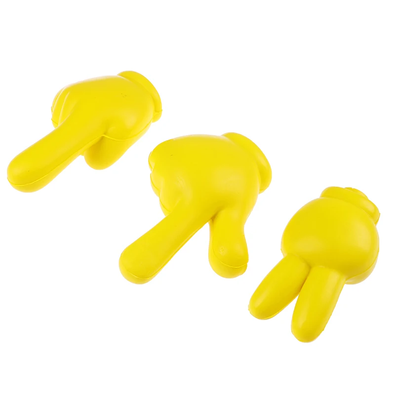 Горячая распродажа 10 см милый желтый палец автомобиля верхушка для антенны Eva