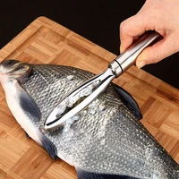 kitchen gadgets stainless fish scales scraping graters fast remove fish cleaning peeler scraper kitchen accessory tool