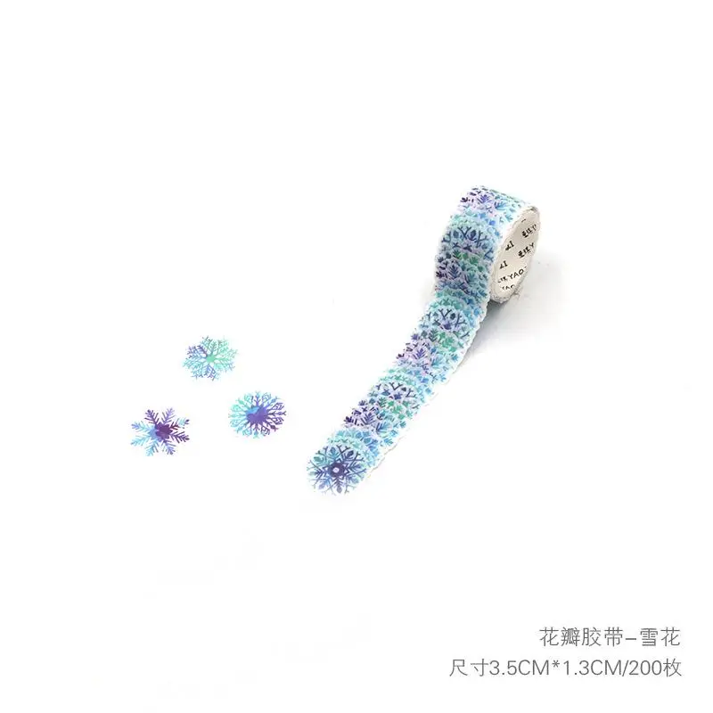 Клейкая лента для маскировки лепестков в рулоне 200 шт. подарочная В Форме Розы