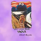 24x16 см модные абстрактные термонаклейки для самостоятельного нанесения тепла на одежду футболку термопереводные наклейки Декоративный принт