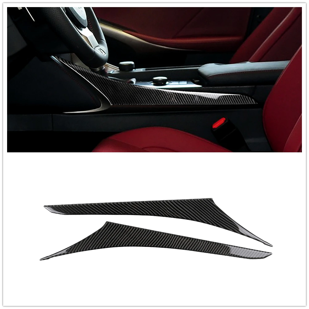 

For LEXUS IS250 IS300 IS350 2014-2018 Car Gear Shift Box Panel Side Cover Trim Carbon Fiber Sticker