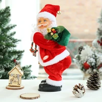 2022 christmas decorations for home childrens new year christmas gifts hip music electric santa claus shop window ornaments