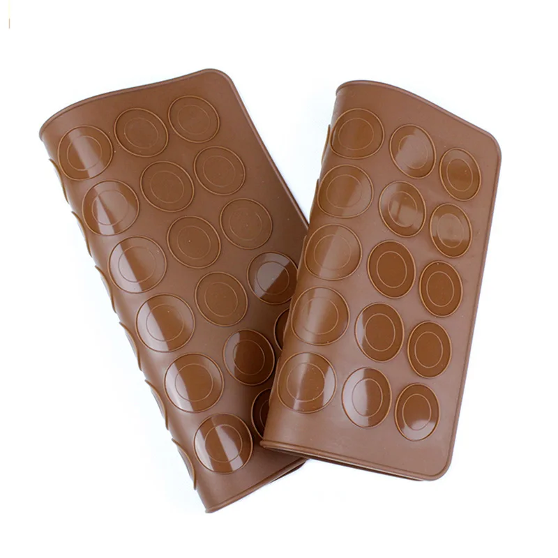 

Silicone Macaron Macaroon Pastry Oven Baking Mould Sheet Mat 30-Cavity DIY Mold Baking Mat NEWEST