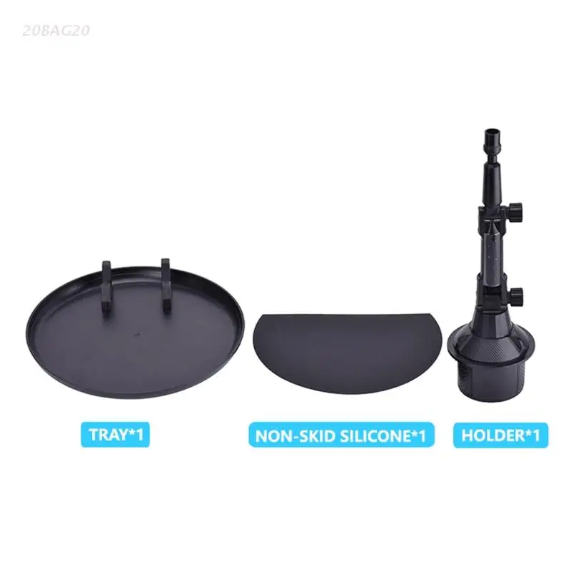 car cup phone phone stand holder bracket mount food drink tray for cellphone eating snacks bread abs meal free global shipping