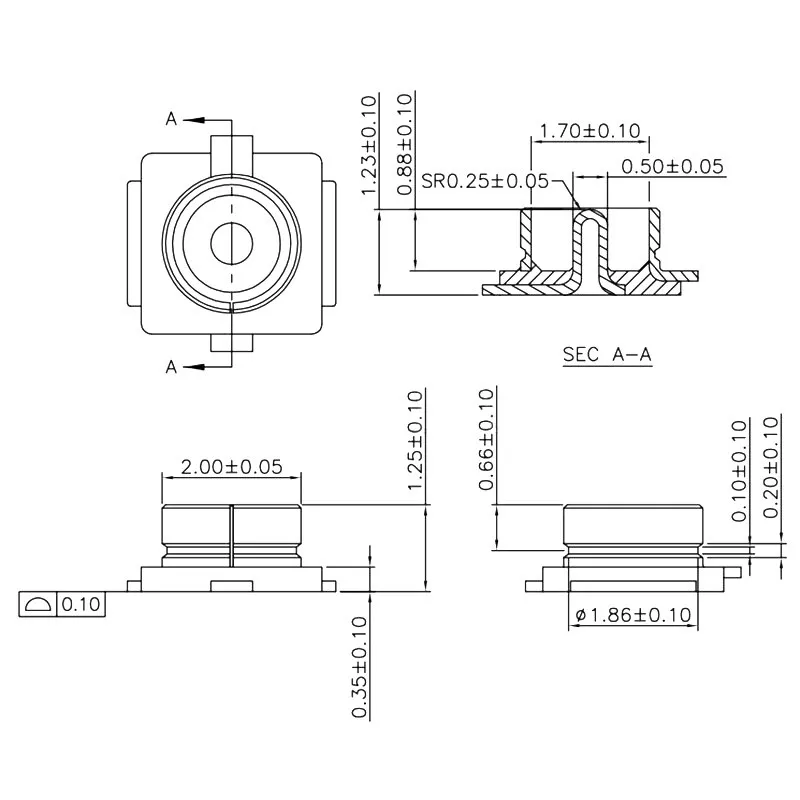 20 шт. высокое качество UFL seat IPEX/разъем IPX U.FL-R-SMT RF коаксиальные разъемы антенны
