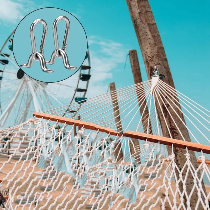 Гамак подвесной комплект сверхмощный из нержавеющей стали аксессуары для гамака