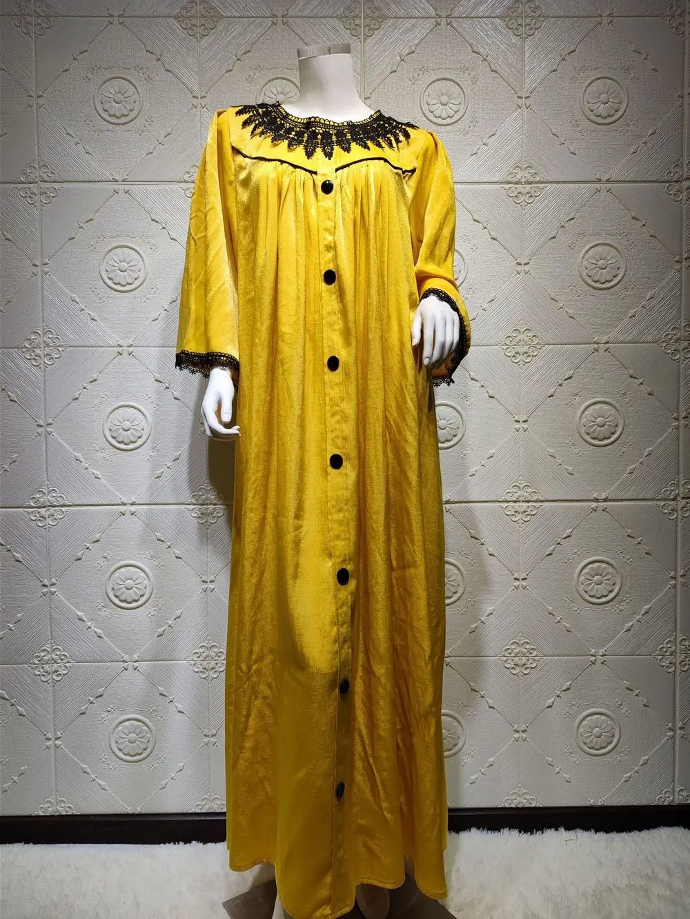 

Kaftan Abaya Dubai Turkey Muslim Long Satin Dress Islam Plus Size Clothing Dresses African Abayas For Women Robe Femme Vestidos