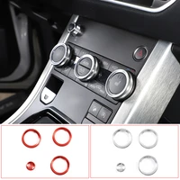 for 2012 2018 land rover evoque air conditioner volume knob ring aluminum alloy thermal control switch car accessories