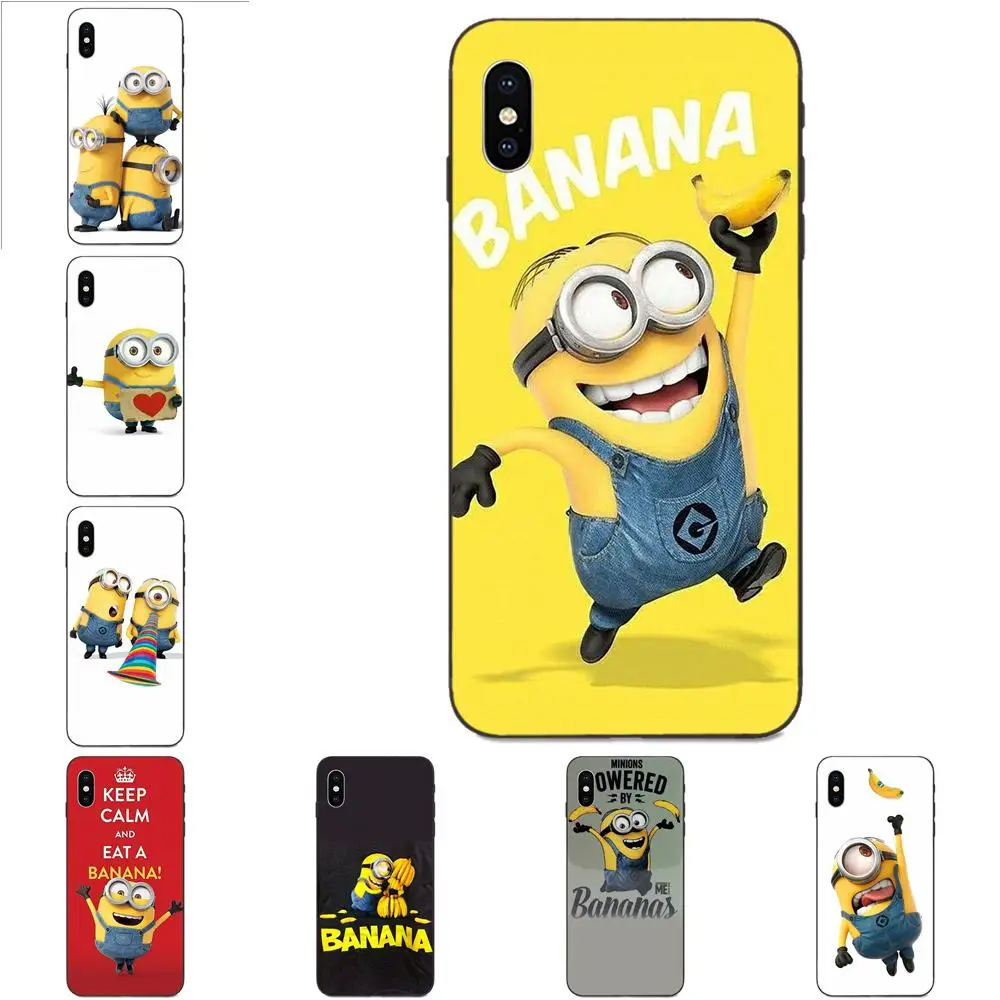 Чехол из ТПУ с изображением миньонов и банана для Huawei Mate 9 10 20 P8 P9 P10 P20 P30 Lite Mini Play Pro P