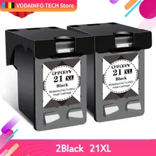CMFORMY 2BK Ink Cartridge For HP 21 21xl compatible For HP21 Deskjet F2280 F380 F2100 F2110 F2240 F2180 F2250 F4100 D1360