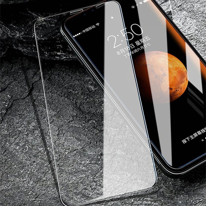 Новинка закаленное стекло HD для Iphone 11 Pro Max Защитная пленка экрана с защитой от