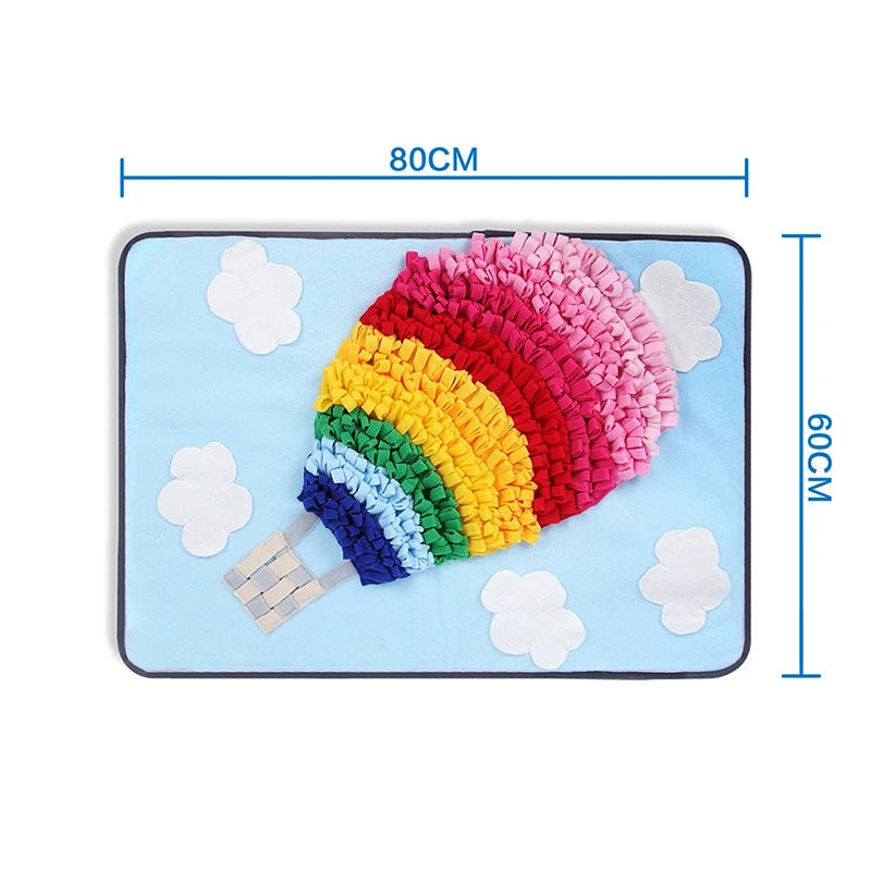 

Dog Snuffle Mat Puzzle Toys Slow Dispensing Feeder Anti Choking Pet Training Games Blanket Detachable Pads Non-slip