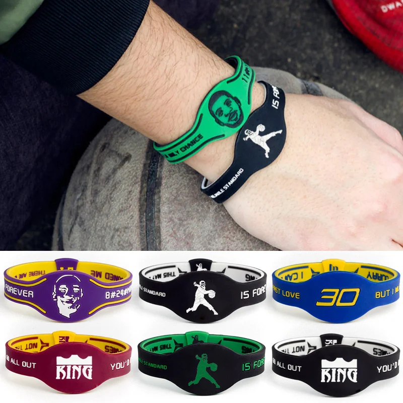 

Star Watch Basketball Bracelet Luminous Two-Color Sports Wristband Couple Student Fashion Sports Bracelet Men and Women