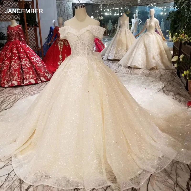 Блестящее простое платье для свадьбы с большим бантом плечей милое со шнуровкой