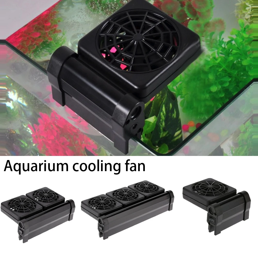 

control Ways Temperature Fish Tank Fans Aquarium Accessories Aquarium Tank Cooling Fansfans For Aquarium Coral Reef Fish Tank