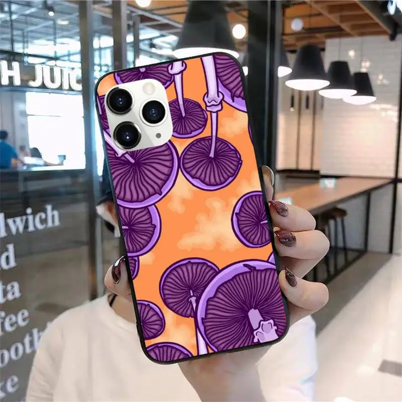 

Weird Trippy Mushroom Psychedelic Phone Case for iPhone 11 12 mini pro XS MAX 8 7 6 6S Plus X 5S SE 2020 XR