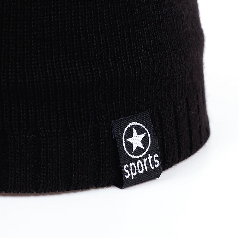 Модные зимние теплые шапки-бини шапки акриловые шапочки вязаная шапка в стиле