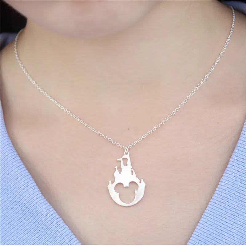 10 шт. сказочный замок колье с Микки мультяшное здание животные персонаж Мики мышь