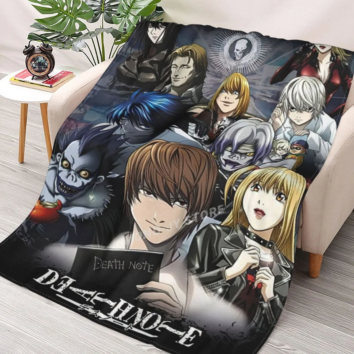 

Одеяло из шерпы Death Note, мягкое постельное белье, s 70x100 220x240 220x260